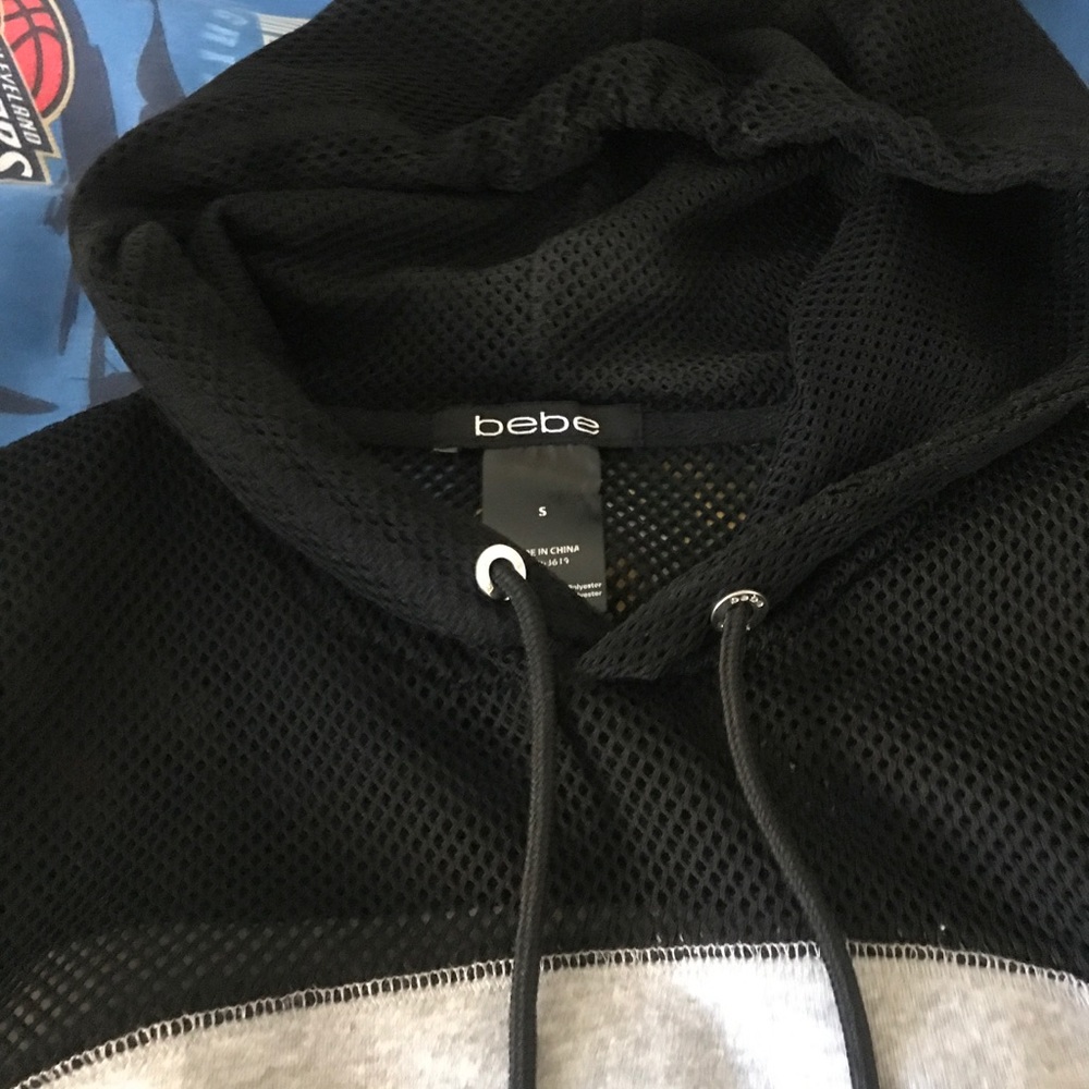 Bebe pullover Mesh (Net)Hoodie - Picture 2 of 8